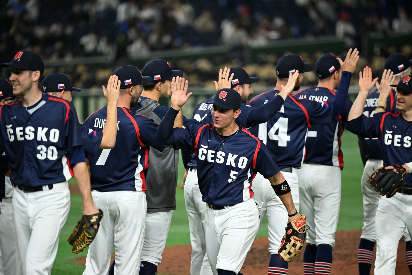 第６回WBCに２大会連続出場となるチェコ代表。(C)Getty Images