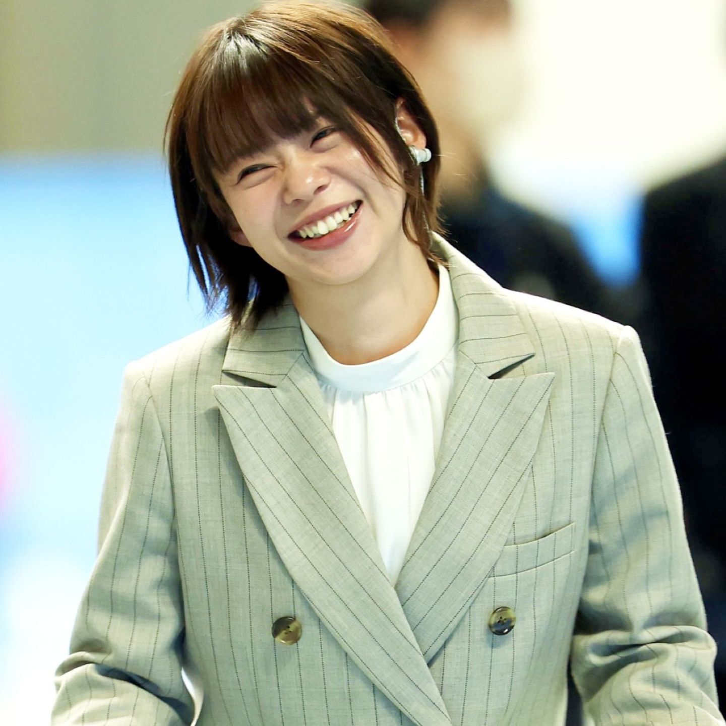 今回の五輪で“国民的解説者”となった高木菜那さん。人懐っこいキャラも人気だ。写真：スポーツ報知/アフロ