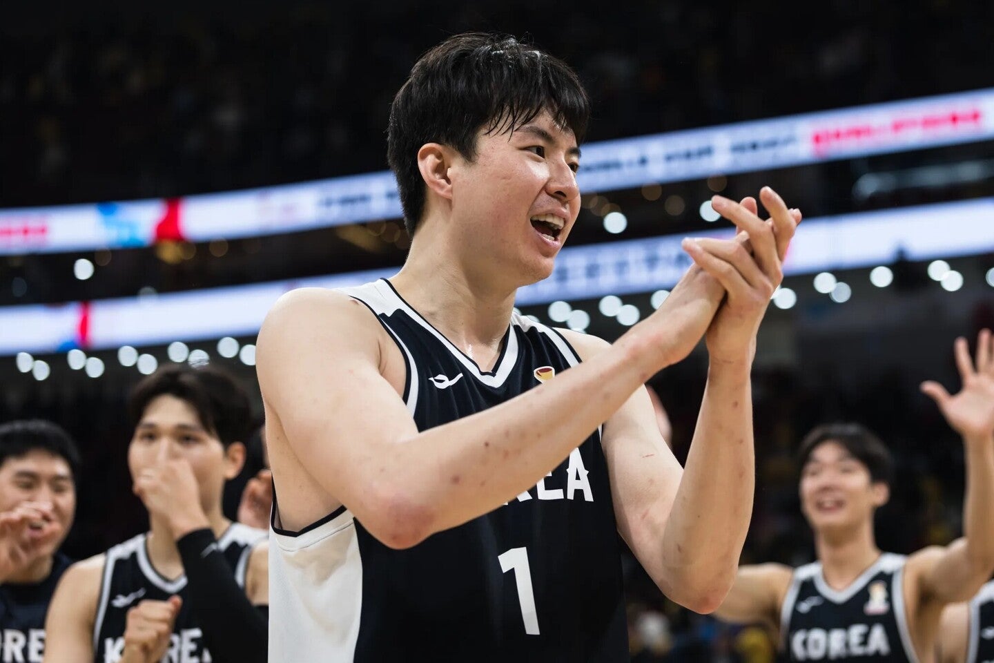 Ｂリーグの長崎ヴェルカでプレーするヒョンジュン。“韓国の至宝”の爆発に要注意だ。(C)FIBA