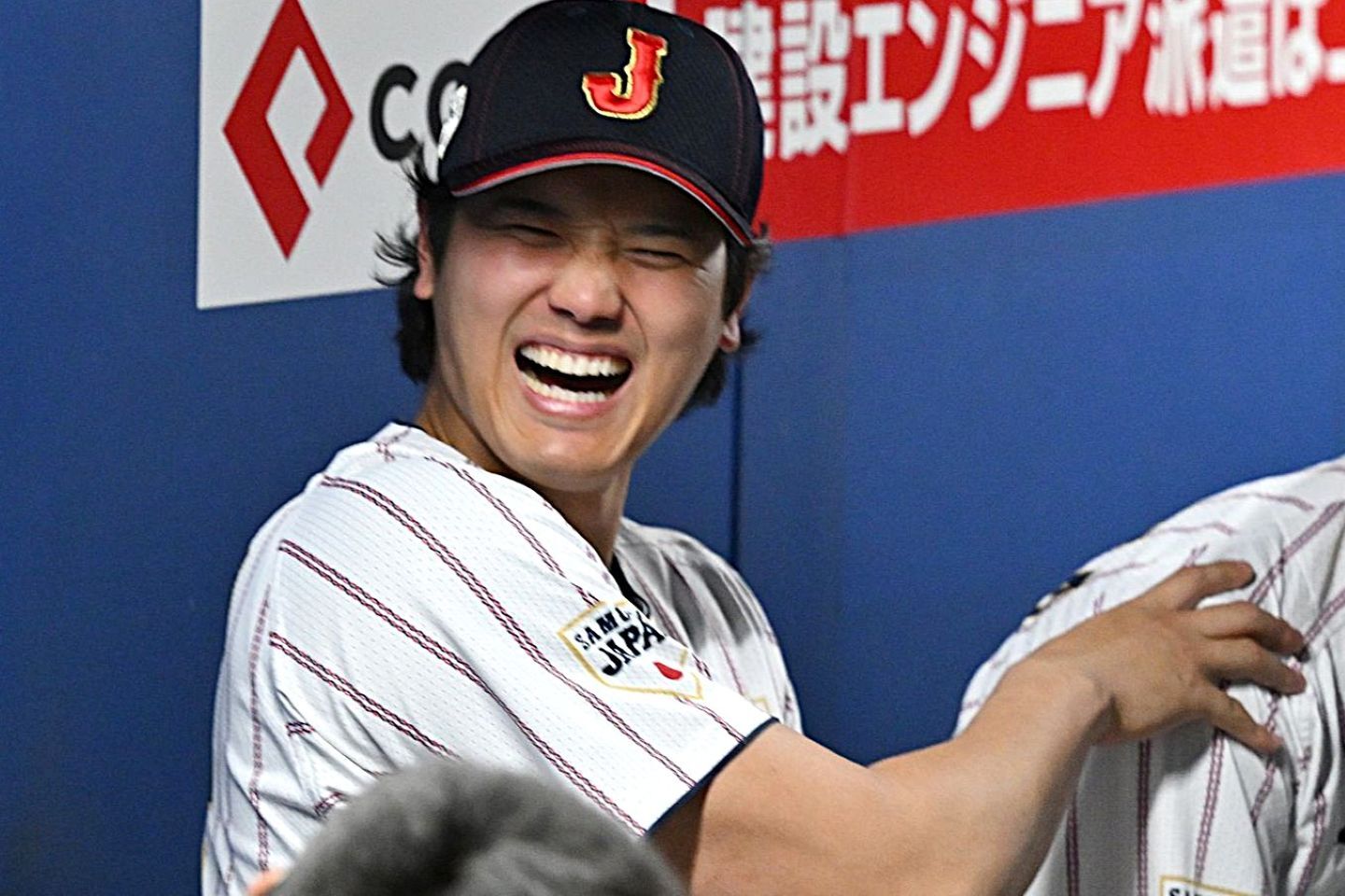 やっぱり開催された決起集会。大谷（写真）の投稿には1500件を超えるコメントが寄せられている。(C)Getty Images