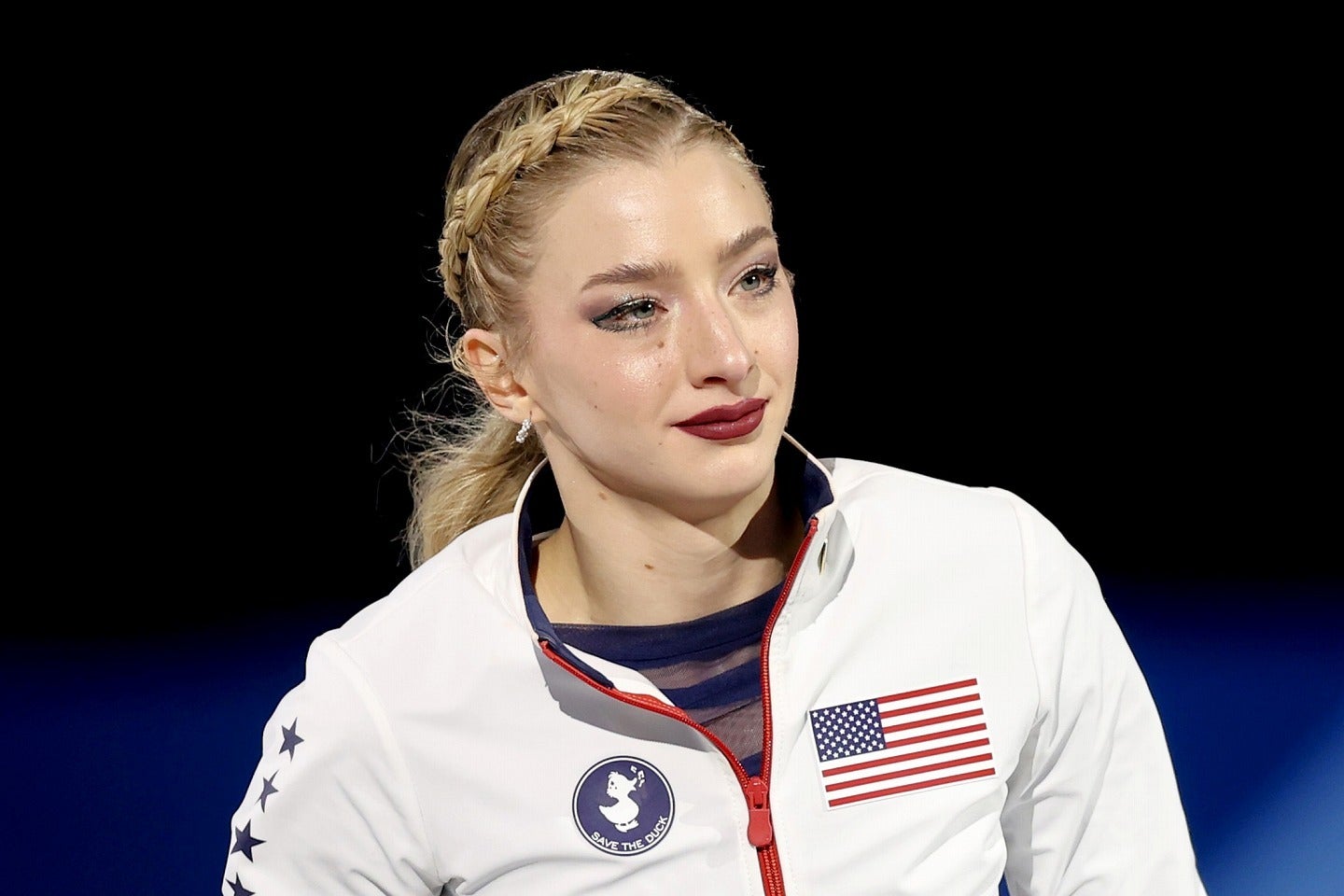 坂本をかばった一幕が再び注目を集めている米国のアンバー・グレン。(C)Getty Images