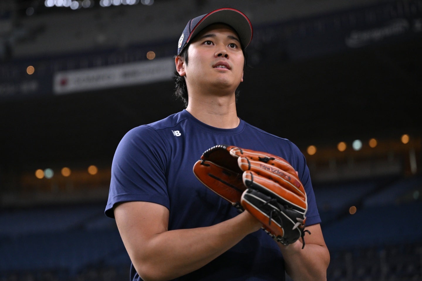 大谷はオリックスとの試合前、ファンに神対応を見せた。(C)Getty Images