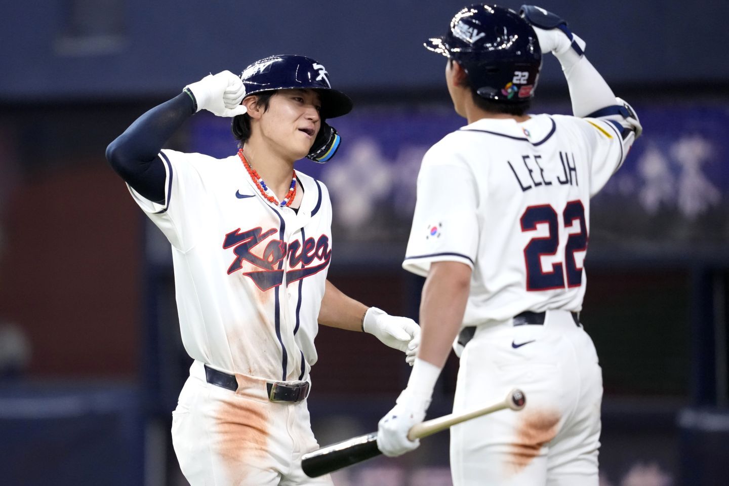 月曜日のゲームで韓国代表は阪神と３対３の引き分け。台湾との“大一番”は日曜日に開催される。(C)Getty Images