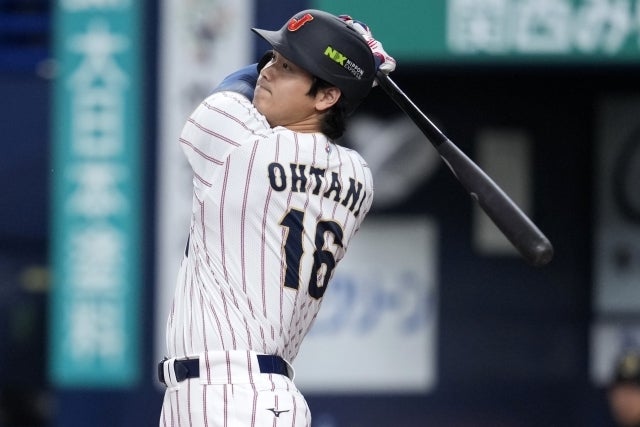 前日の試合で２番だった大谷は１番に入った。(C)Getty Images