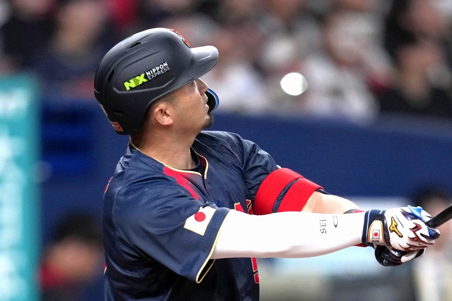 第１打席にホームランを放った鈴木。(C)Getty Images