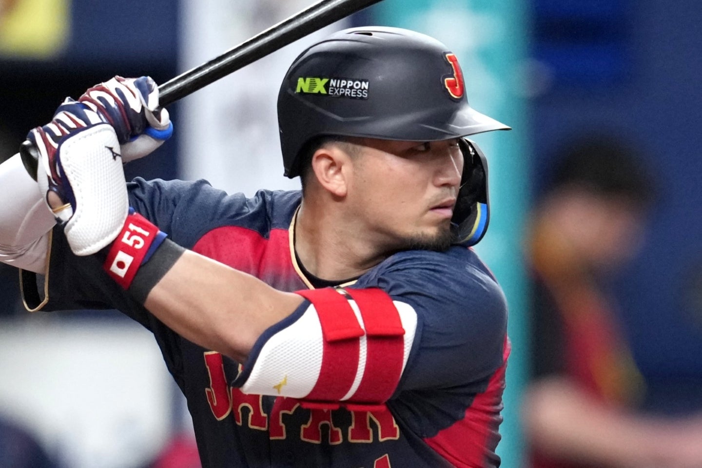 初回の第１打席に特大アーチを放った鈴木誠也。(C)Getty Images