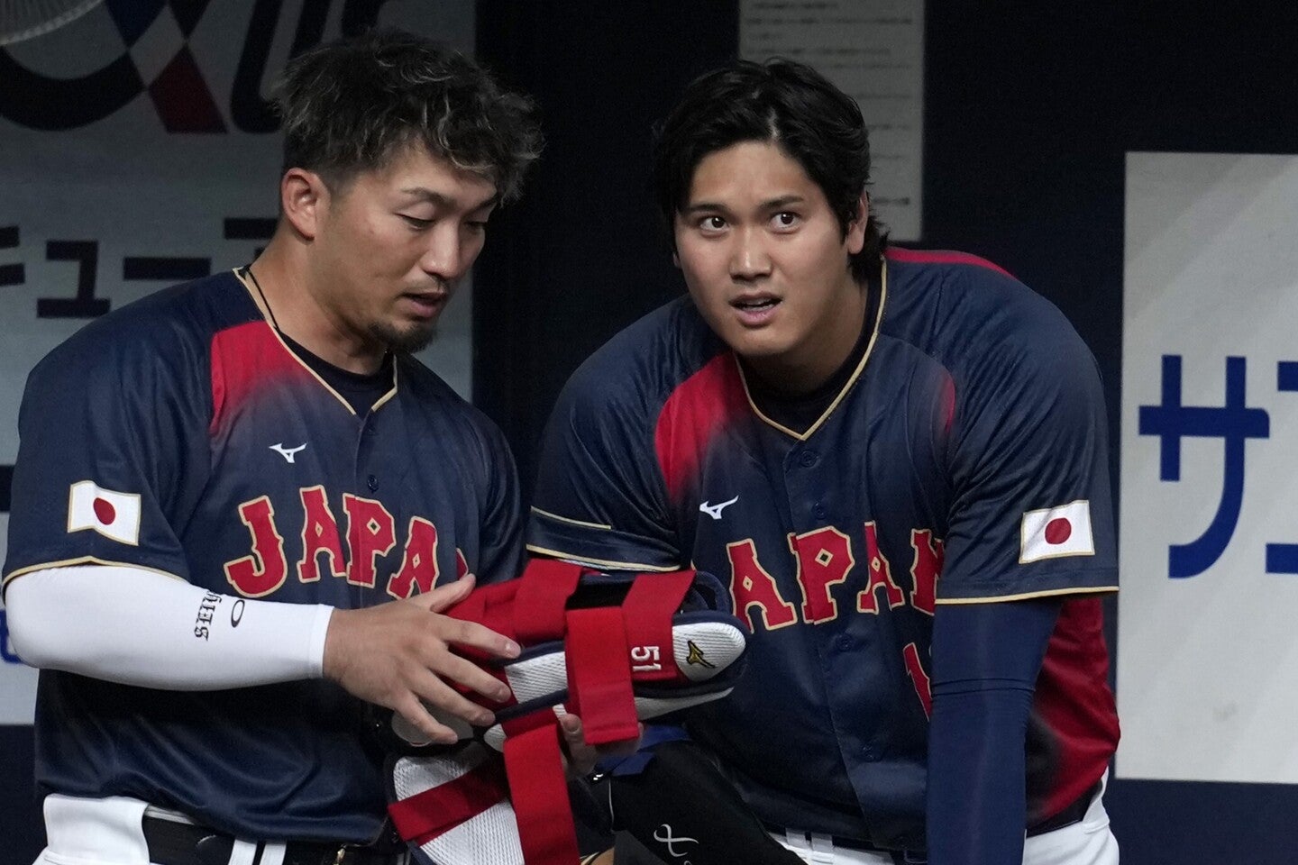 特大アーチを放った鈴木に対し、大谷は２打数ノーヒット。WBC本番での爆発に期待したい。（C）Getty Images