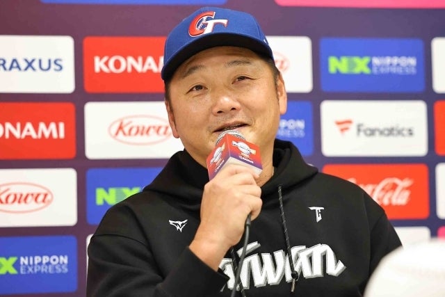 チャイニーズ・タイペイの曾豪駒監督が、記者会見でオーストラリア戦の先発が徐若熙だと明かした。(C)THE DIGEST