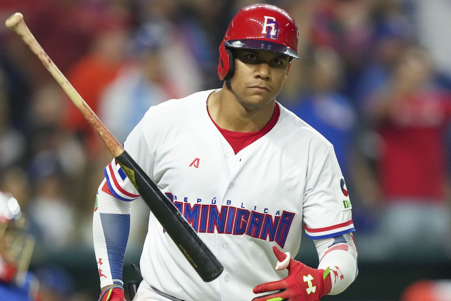 WBC強化試合で逆転２ランを放ったソト。(C)Getty Images