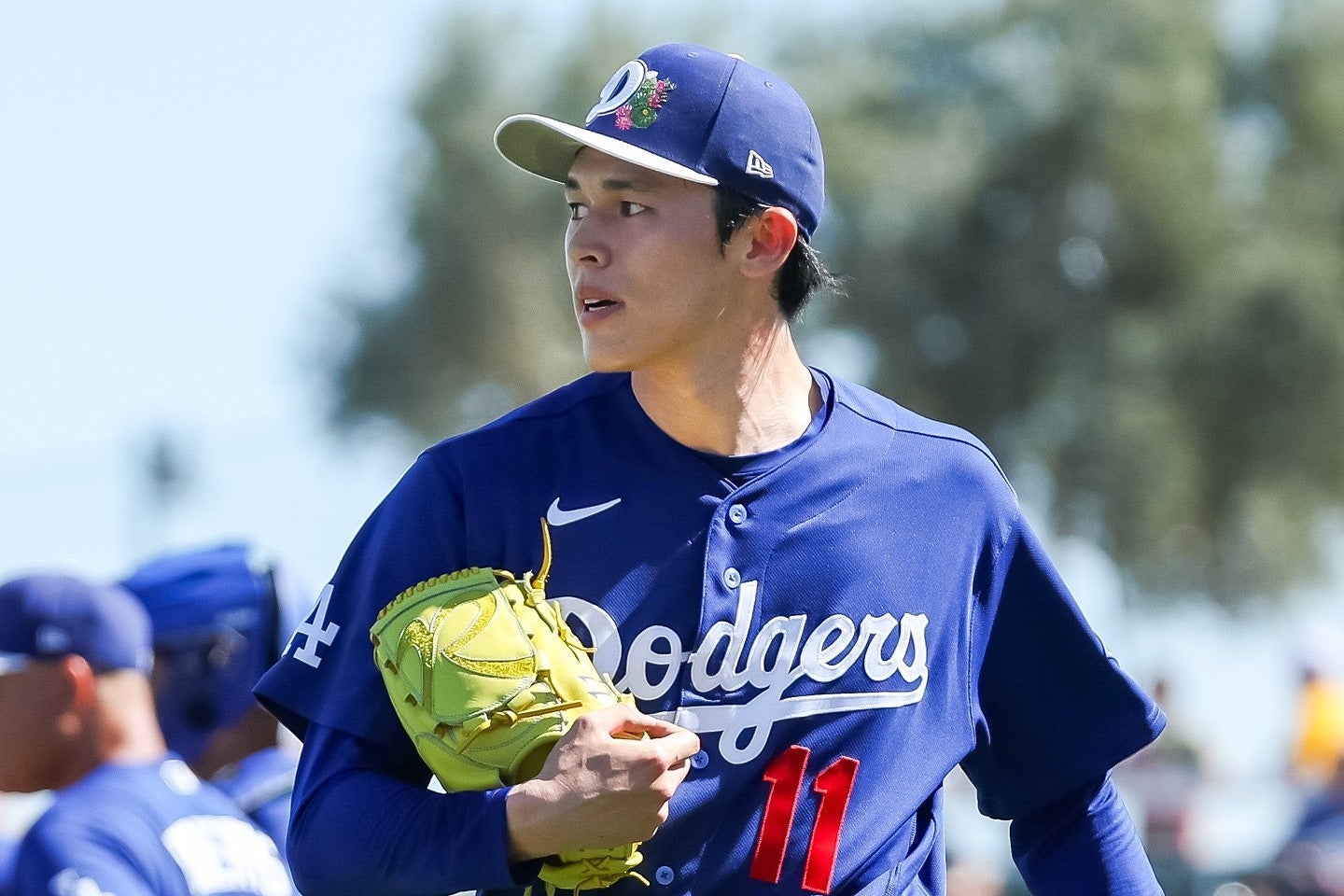 ロバーツ監督から修正力で評価を受けた佐々木。(C)Getty Images