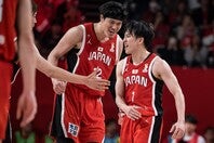 日本はここまで３勝１敗でグループ首位。３大会連続のＷ杯出場へ弾みをつけた。(C)FIBA
