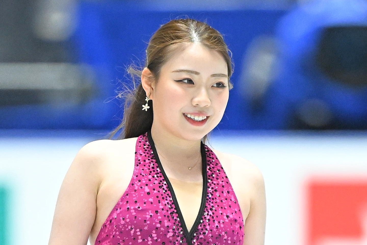 トレーニング風景を投稿した紀平梨花。写真：金子拓弥（THE DIGEST写真部）