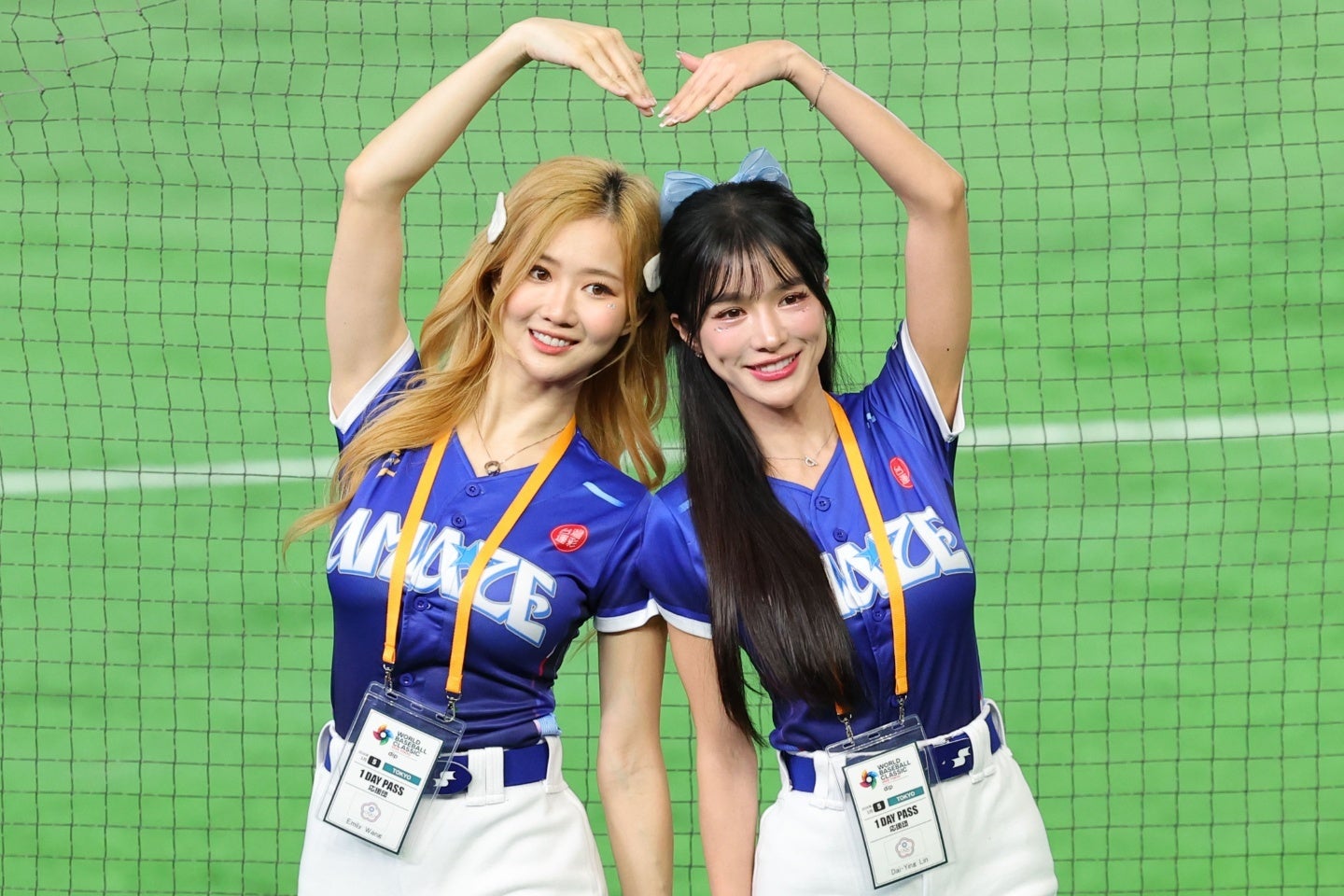 チャイニーズ・タイペイの応援チーム、チアガールが東京Dに降臨した。写真：梅月智史（THE DIGEST写真部）