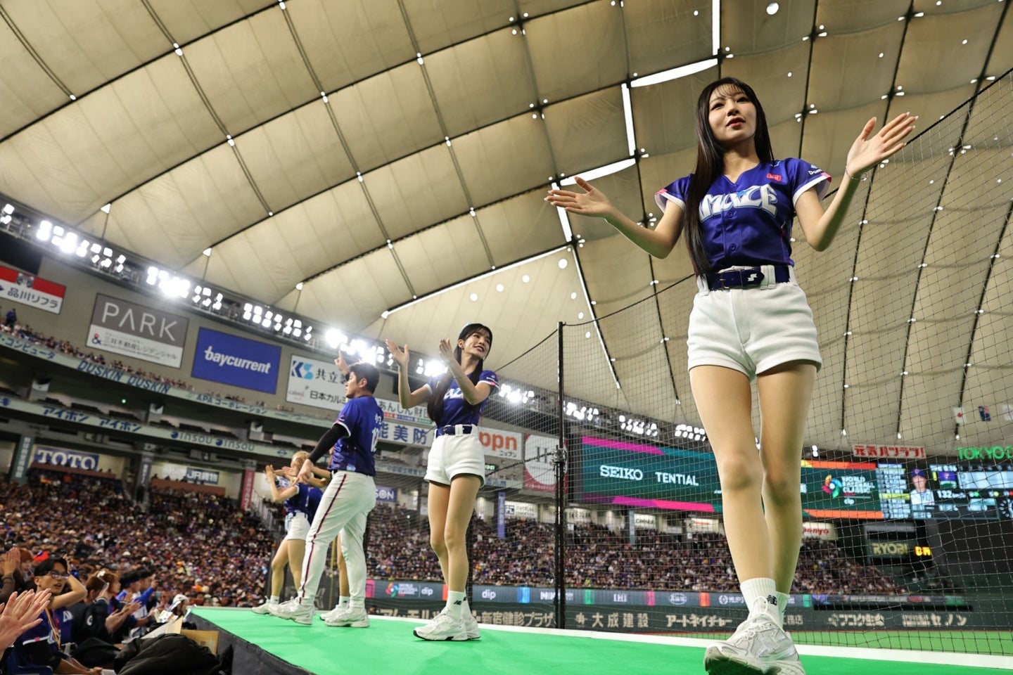 東京Dは台湾の応援団が押し寄せた。写真：梅月智史（THE DIGEST写真部）