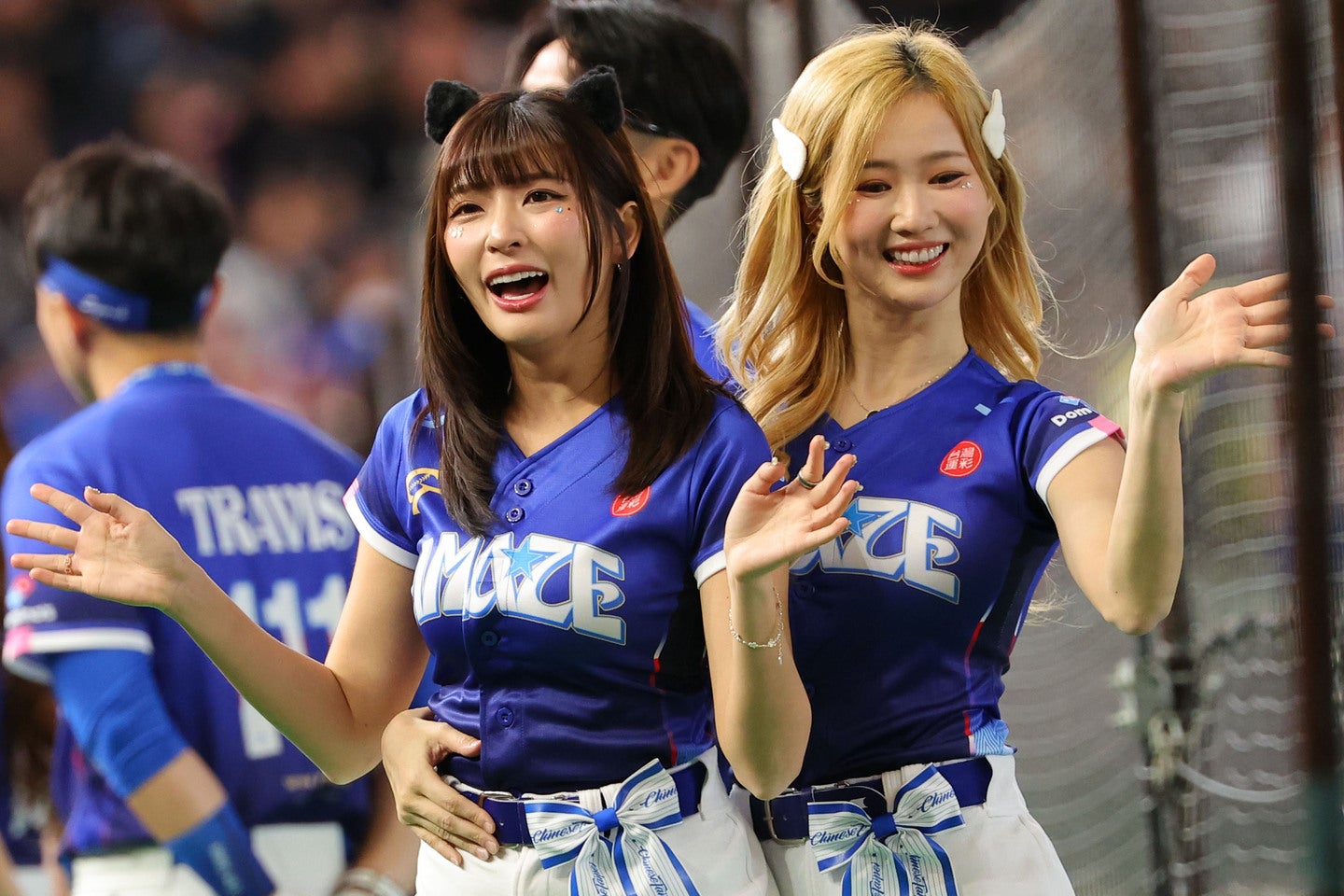 人気の台湾チアが東京Dを盛り上げた。写真：梅月智史（THE DIGEST写真部）