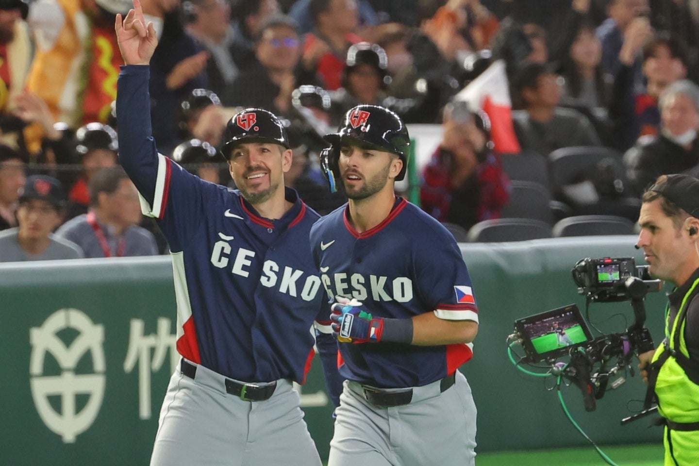 反撃の３ランHRを放ったバブラ。写真：梅月智史（THE DIGEST写真部）