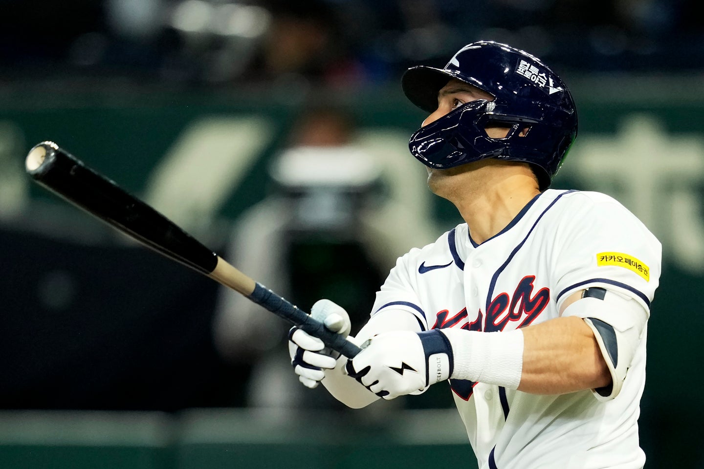 ２本の本塁打を放った韓国代表のシャイ・ウィットコム。(C)Getty Images