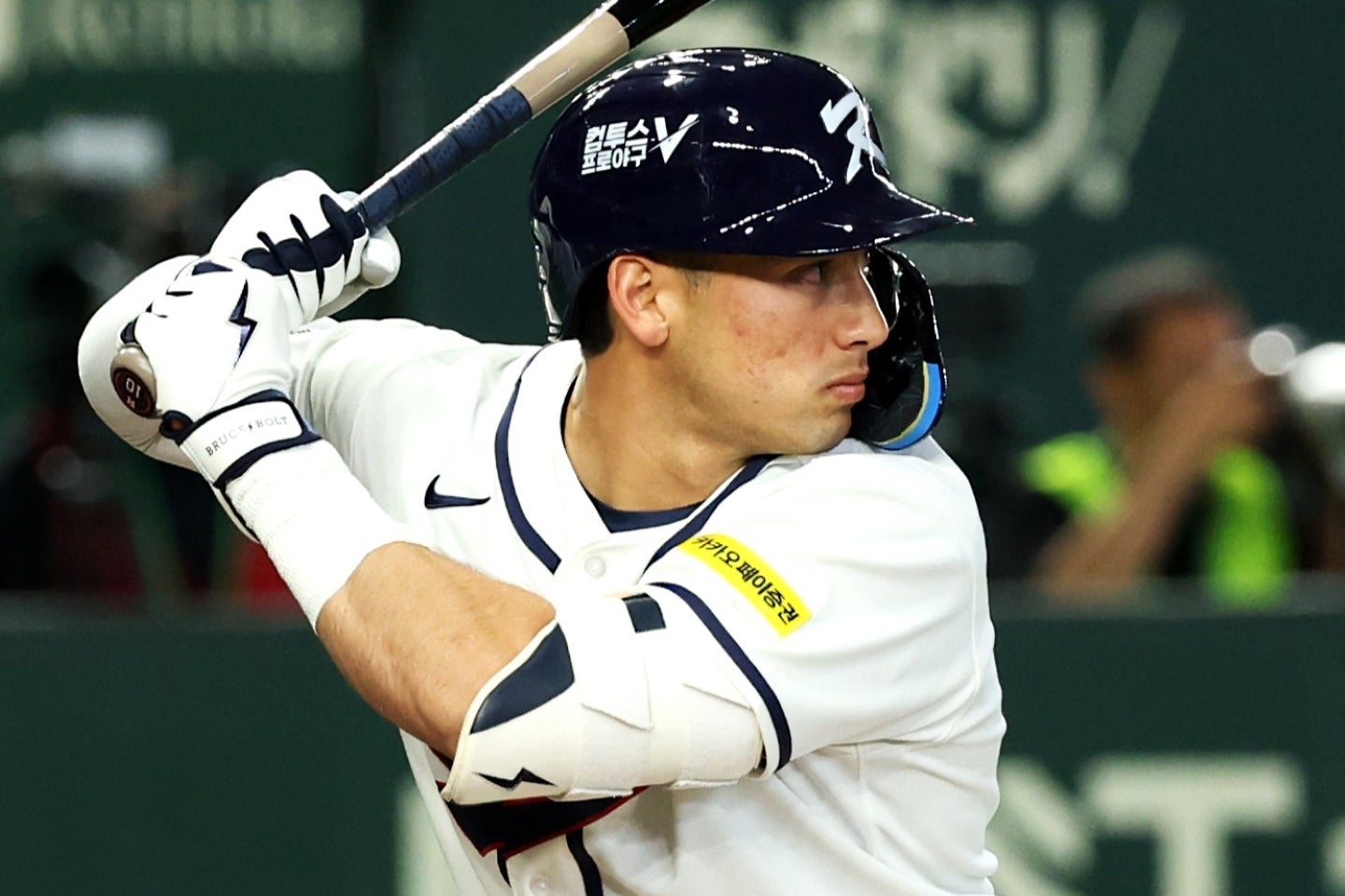 チェコに11対４で快勝した韓国。ヒューストン・アストロズに所属するウィットコムが２本のアーチを描いた。(C)Getty Images