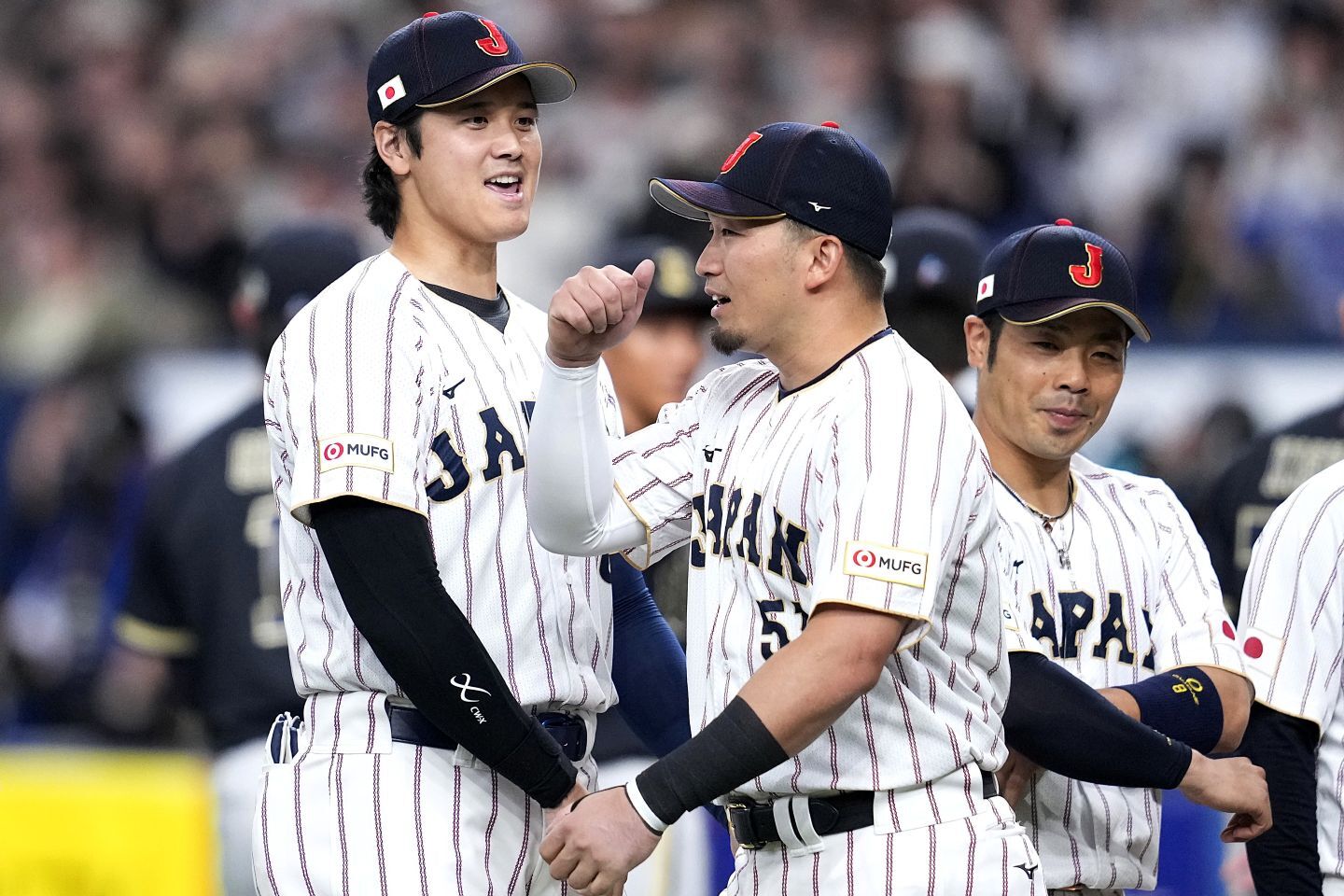 米誌は日本代表ユニのピンストライプを高評価。「WBC版ヤンキースだ！」とも。(C)Getty Images