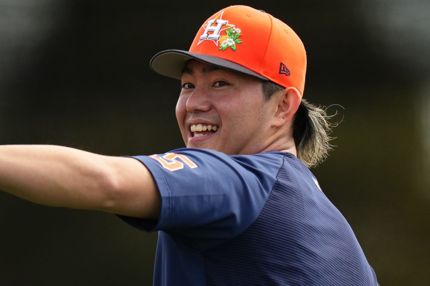 OP戦で好投を見せている今井。(C) Getty Images