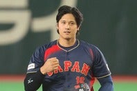 塁上での一幕について、台湾メディアから称賛を受けた大谷翔平。写真：梅月智史（THE DIGEST編集部）