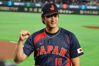 ４打数３安打５打点の大暴れを見せた大谷。写真：梅月智史（THE DIGEST写真部）