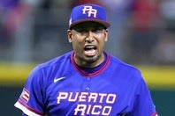 熱い闘志を見せながらも飛び跳ねなかったディアス。(C)Getty Images