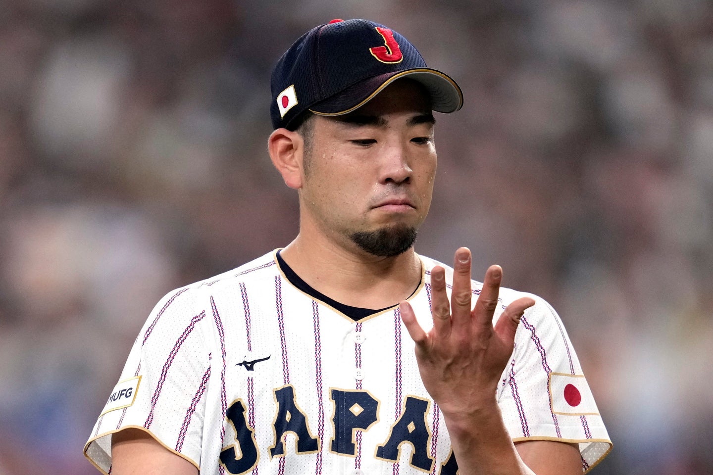 侍ジャパン先発の菊池。（C）Getty Images