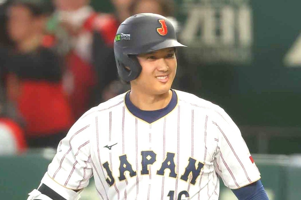 同点ソロホームランを放った大谷。写真：梅月智史（THE DIGEST写真部）