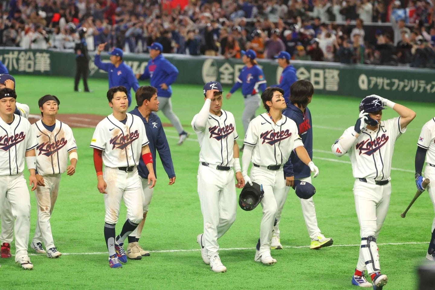 台湾に敗れた韓国。WBC１次ラウンド突破に黄色信号がともった。写真：梅月智史（THE DIGEST写真部）