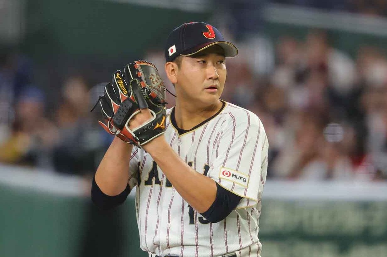 侍ジャパン先発の菅野。写真：梅月智史（THE DIGEST写真部）