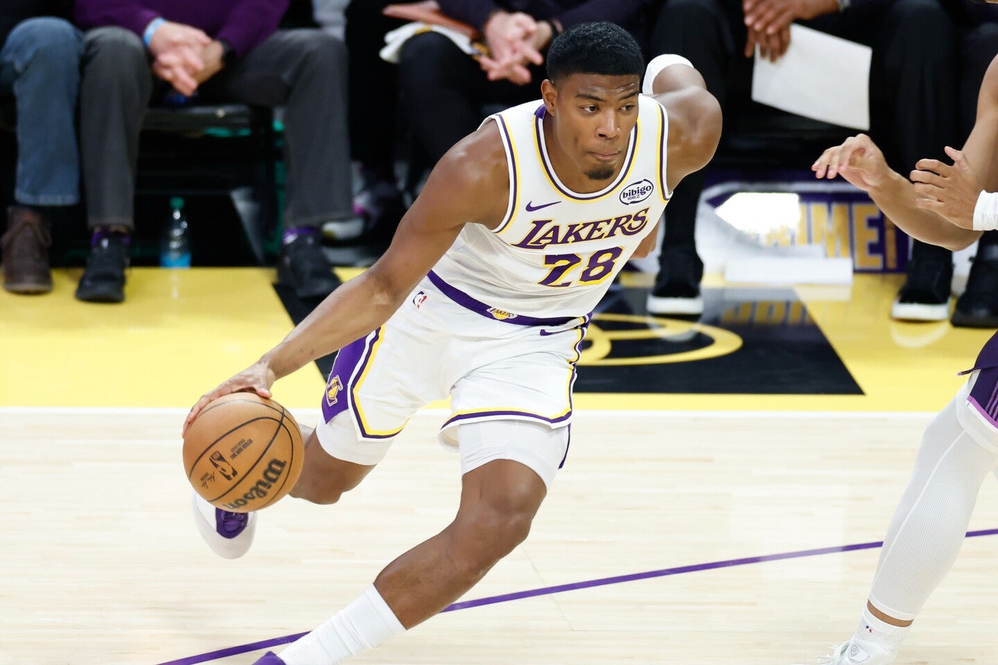 ２試合連続で先発起用された八村が、前半から印象的な活躍を見せた。(C)Getty Images