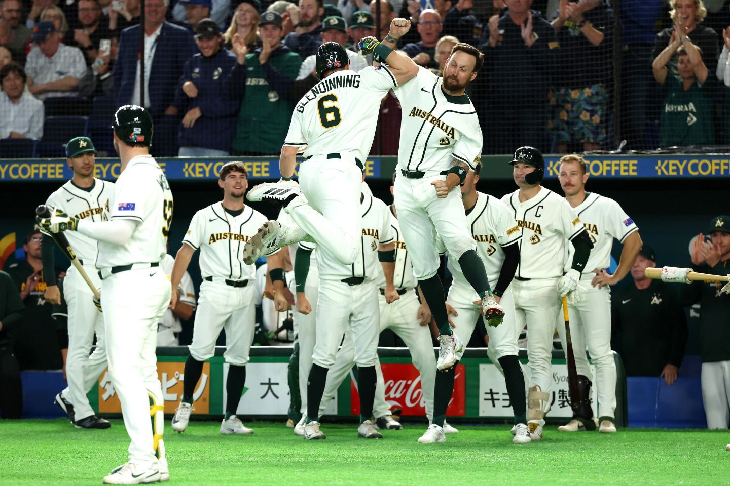 最後の最後まで大会を盛り上げたオーストラリア代表。惜しくも敗退したが、数多の名場面を残した。(C)Getty Images