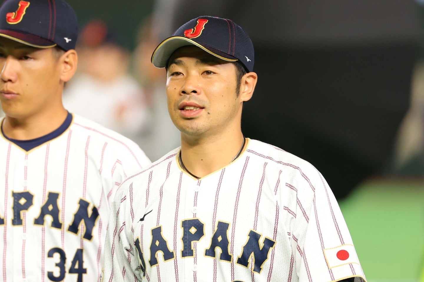 今大会３試合に出場し、12打数無安打と当たりが出ていない近藤。写真：梅月智史（THE DIGEST写真部）