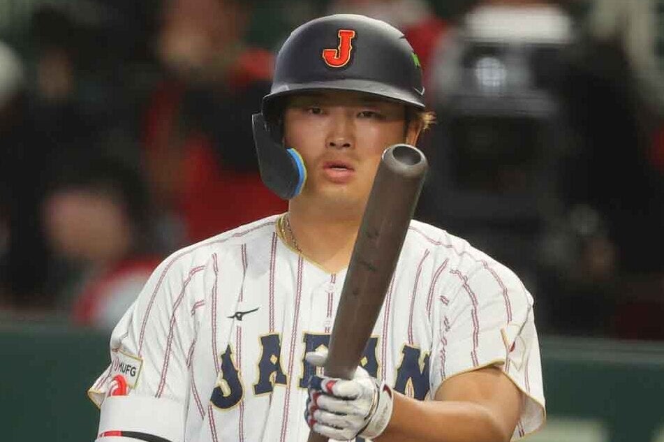 WBC決勝ラウンドの舞台となるマイアミでフリー打撃を行なった村上宗隆。写真：梅月智史（THE DIGST写真部）