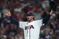 昨季ナ・リーグのサイ・ヤング賞投手、ポール・スキーンズがWBCデビューを果たした。(C) Getty Images