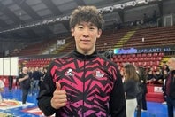 痛めた右膝の回復具合は順調と語った石川。写真：佳子S.バディアーリ