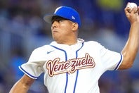 日本戦に先発予定の左腕スアレス。(C)Getty Images