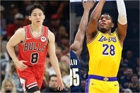 通算８度目のNBA日本人対決が実現した。(C)Getty Images