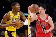 八村が15得点、河村は３得点にハイライトダンクを演出と、初対決で互いに持ち味を発揮した。(C)Getty Images