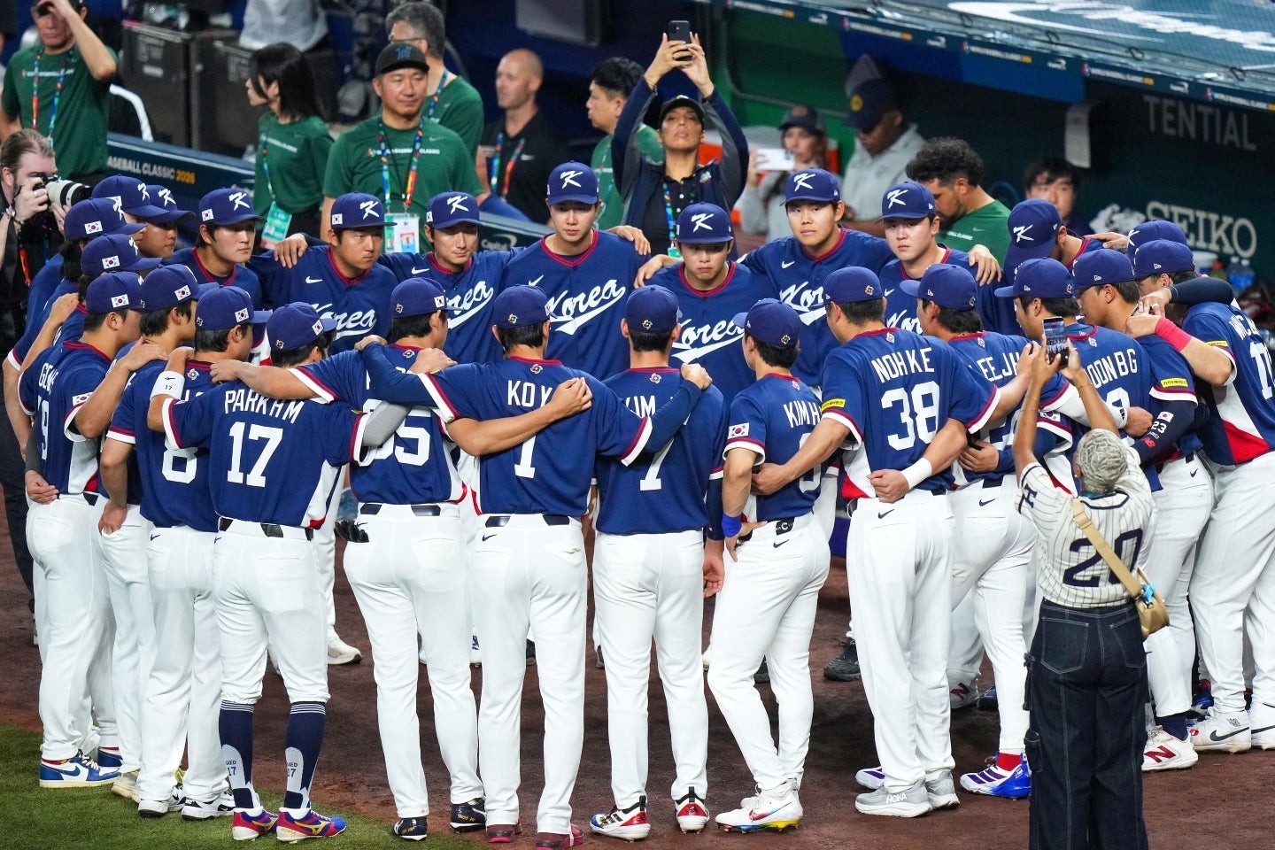 WBC準々決勝でドミニカと対戦した韓国が０対10。７回コールド負けを喫した。(C)Getty Images