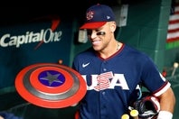 準々決勝でカナダに勝利したアメリカ代表は、準決勝でドミニカ共和国と対戦する。(C)Getty Images