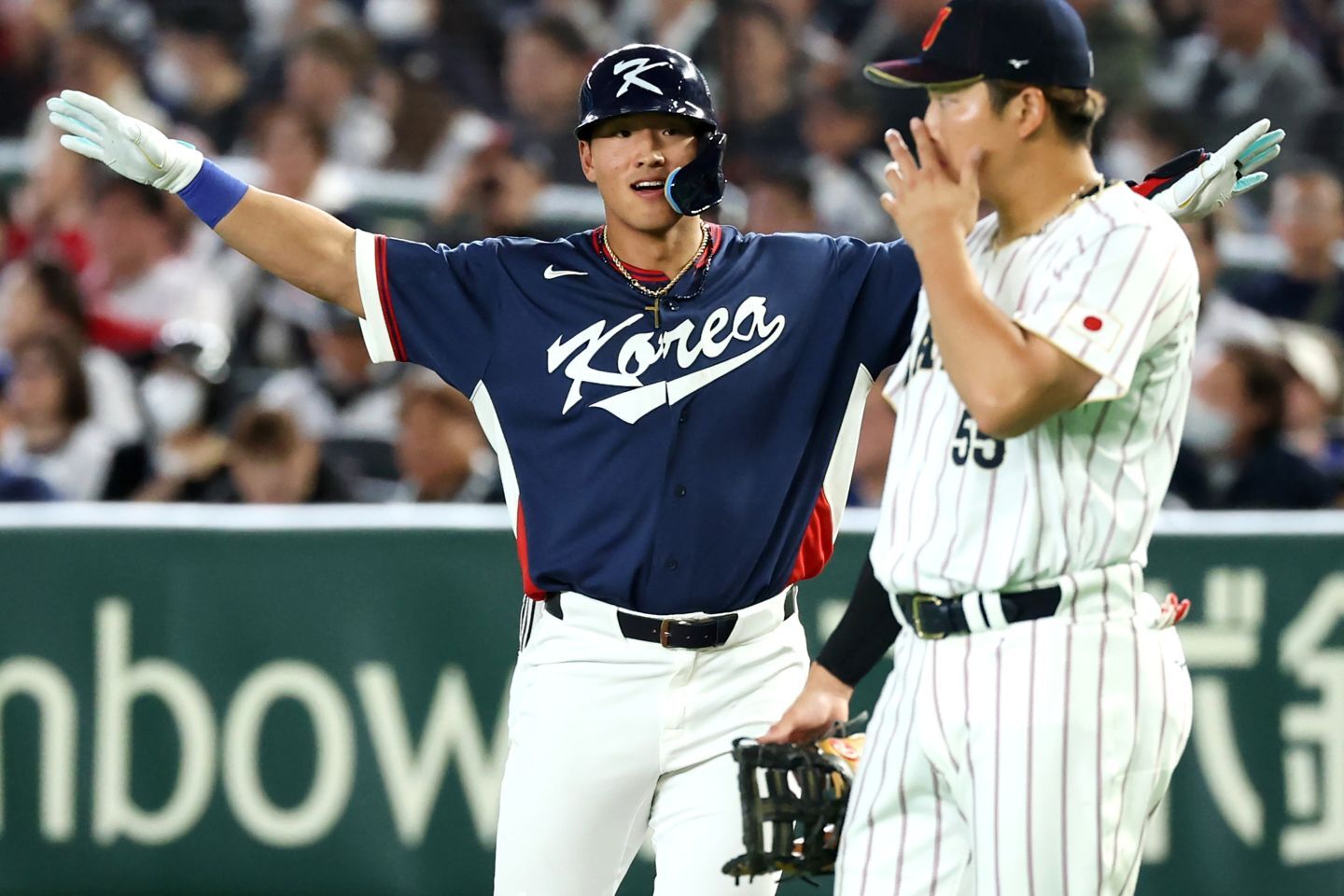 韓国の次代を担う主砲候補、アン・ヒョンミン。今大会で名を揚げた22歳の俊英だ。(C)Getty Images