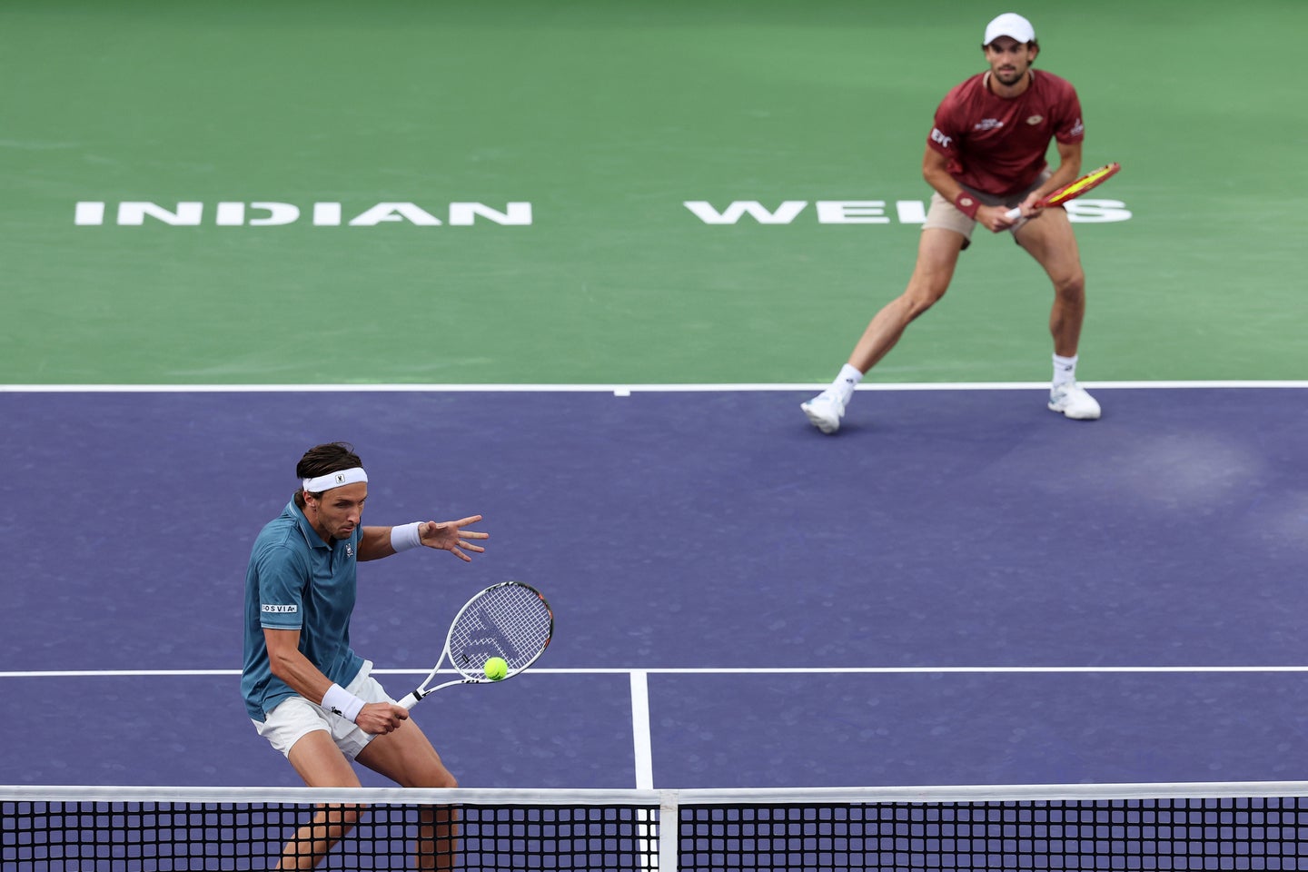 知る人ぞ知る名門“従兄弟”ペア、リンダークネッシュとバチェロットが、本人たちも予想しない快進撃でBNPパリバ・オープンのダブルスで準優勝した。(C)Getty Images