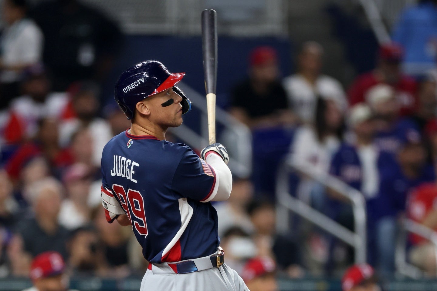 ジャッジの大飛球がスーパーキャッチされた。(C) Getty Images