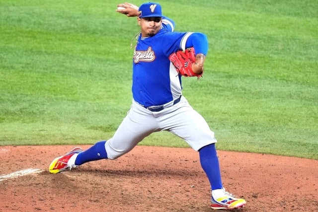 ４回以降は日本を無失点に抑えたベネズエラ投手陣。最後はパレンシアが締めた。(C)Getty Images