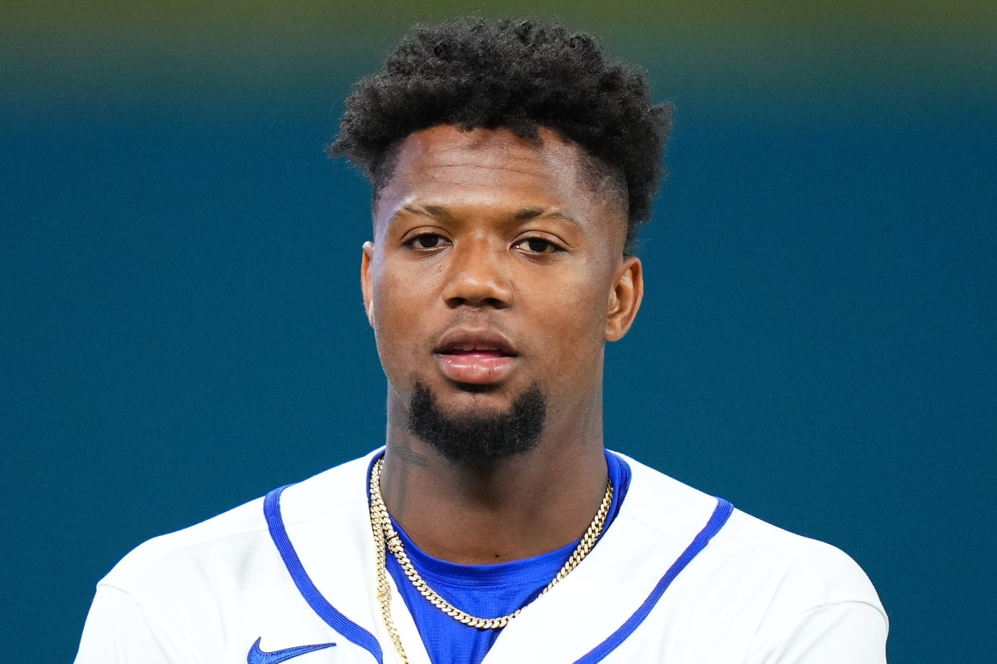 ベネズエラ代表の主砲アクーニャJr.の試合後の発言が物議を醸している。(C)Getty Images