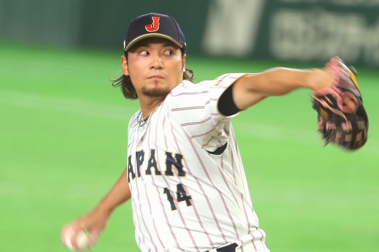 ベネズエラ戦で敗戦投手となってしまった伊藤。写真：梅月智史（THE DIGEST写真部）