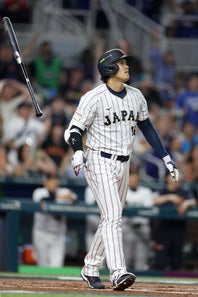 WBCオールチームが発表され、大谷は日本勢で唯一選出された。(C)Getty Images