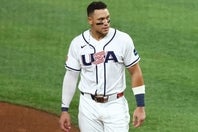 ジャッジはアメリカ主将の大役を担ったが、バットでは思うような結果を出せなかった。(C)Getty Images